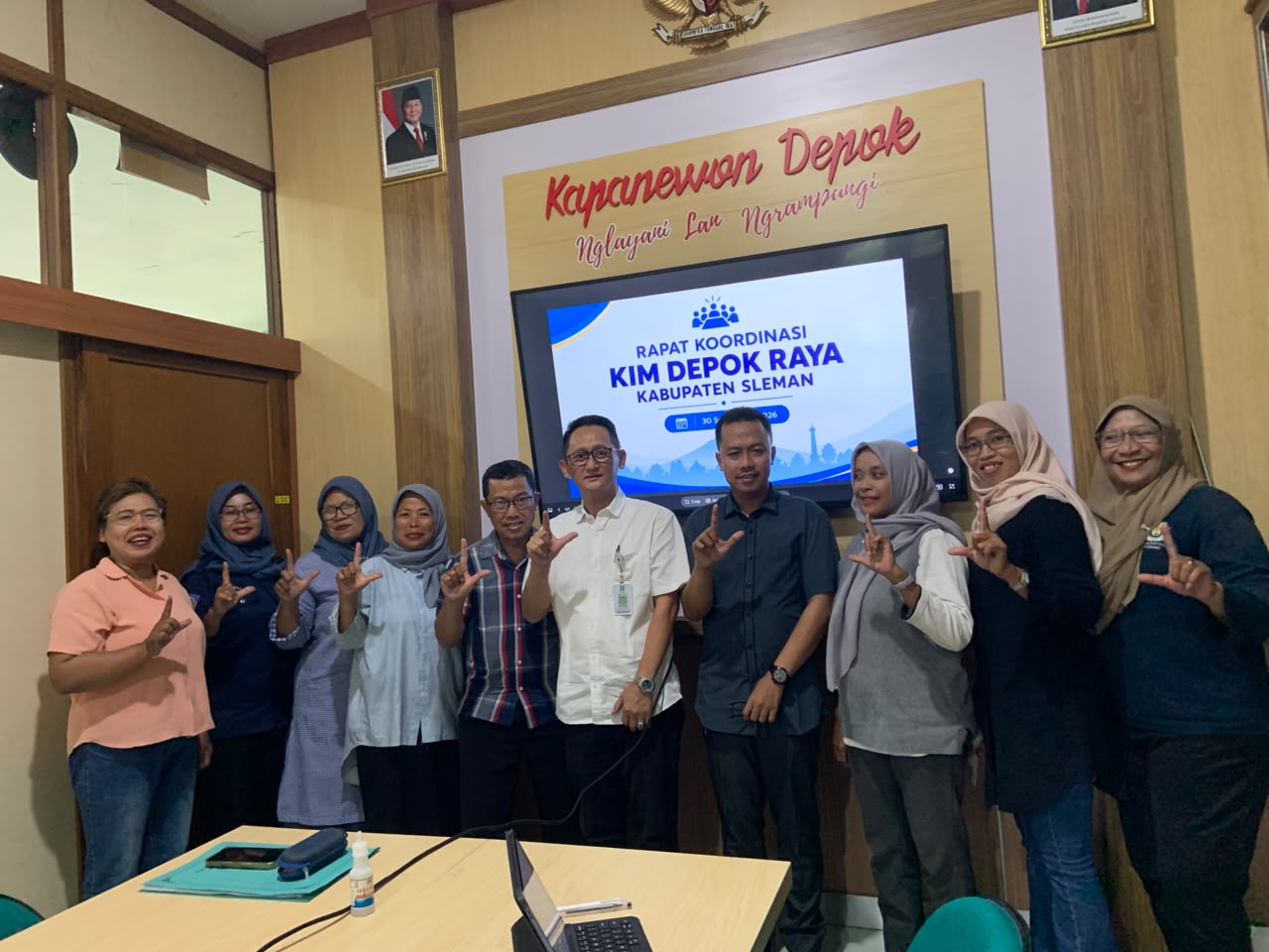 Kapanewon Depok Perkuat Pembinaan KIM Depok Raya