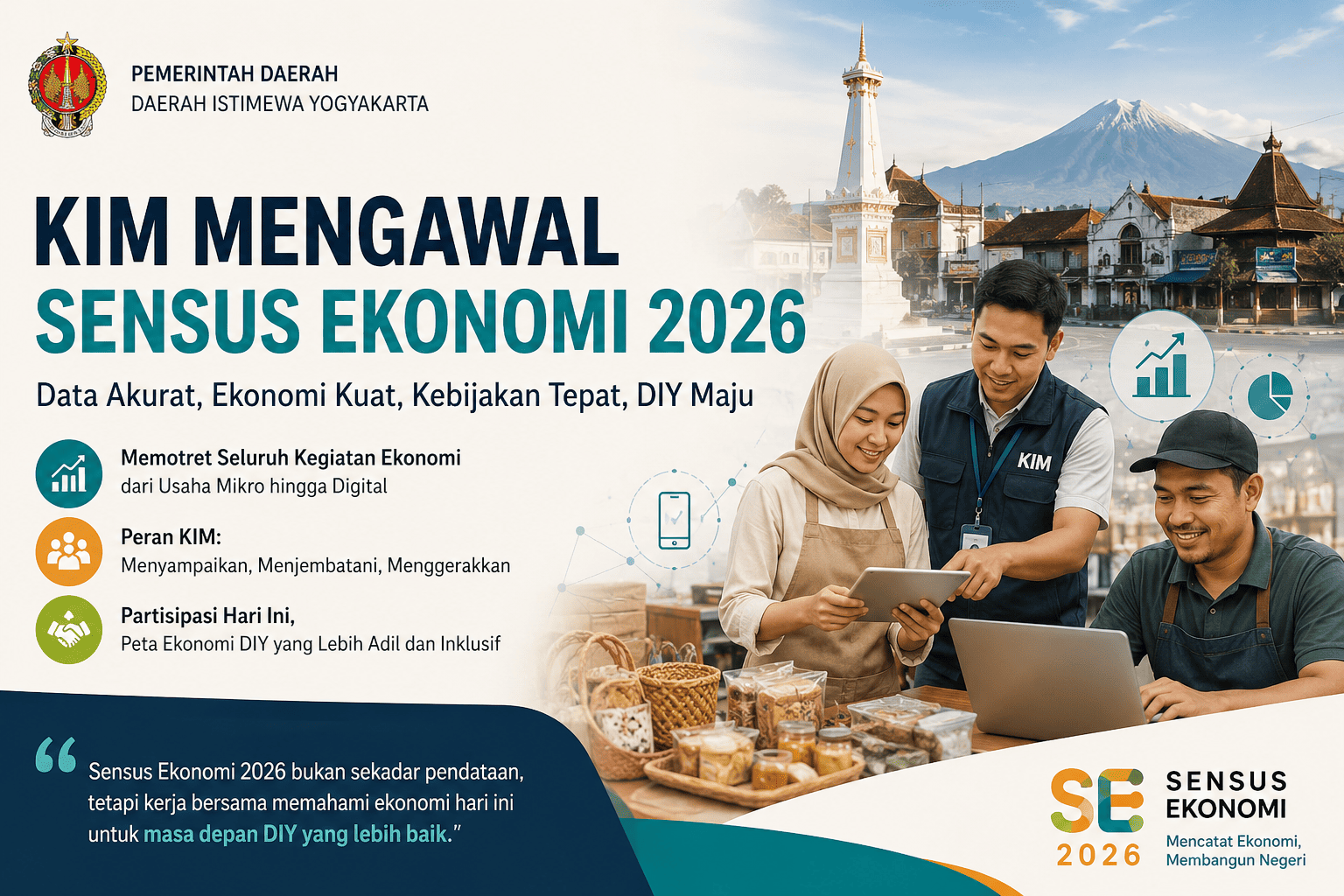 KIM Mengawal Sensus Ekonomi 2026
